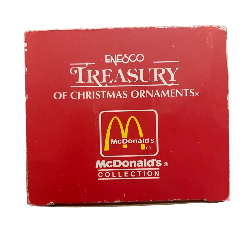 VINTAGE! 1993 Enesco Treasury Ornament McDonald's Merry‎ Mc-Choo-Choo